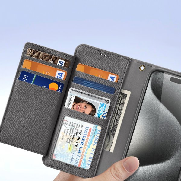 iPhone 15 Pro Kotelo 2-in-1 Lawa Series MagSafe Harmaa