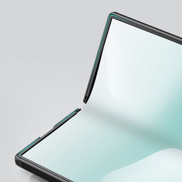 Samsung Galaxy Z Fold 7 Kuori Super Frosted Shield Fold MagSafe Pen Slot Musta