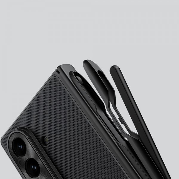 Samsung Galaxy Z Fold 7 Kuori Super Frosted Shield Fold MagSafe Pen Slot Musta