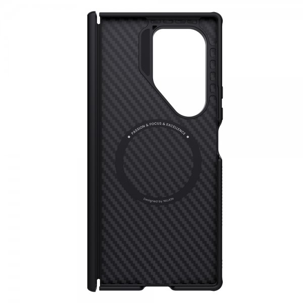 Samsung Galaxy Z Fold 7 Kuori Synthetic Fiber Pro MagSafe Musta