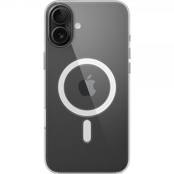 Original iPhone 16 Plus Kuori Clear Case MagSafe Läpinäkyvä