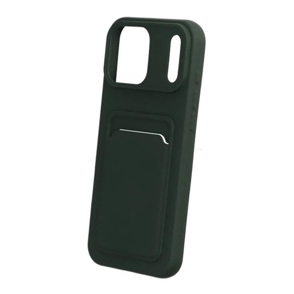 iPhone 17 Pro Max Kuori Korttipidike Vihreä