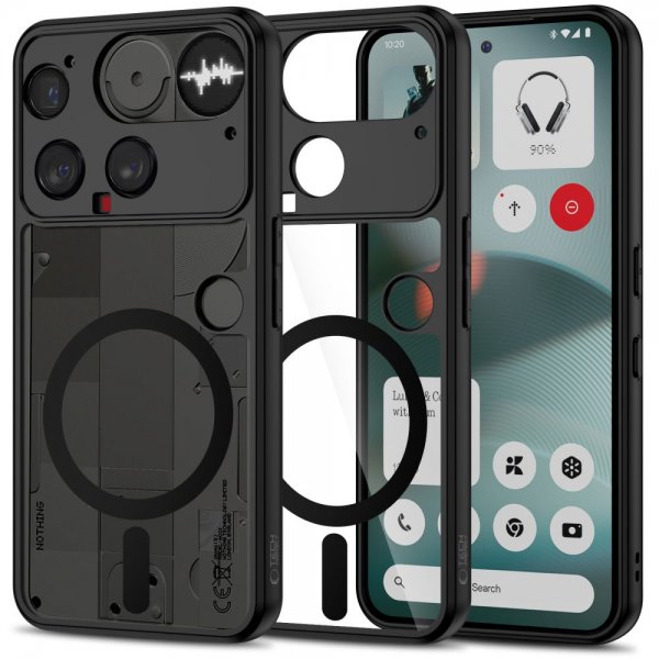 Nothing Phone 3 Kuori MagMat MagSafe Musta