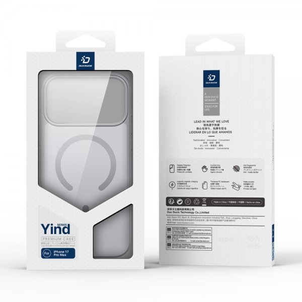 iPhone 17 Pro Kuori Yind Series MagSafe Harmaa