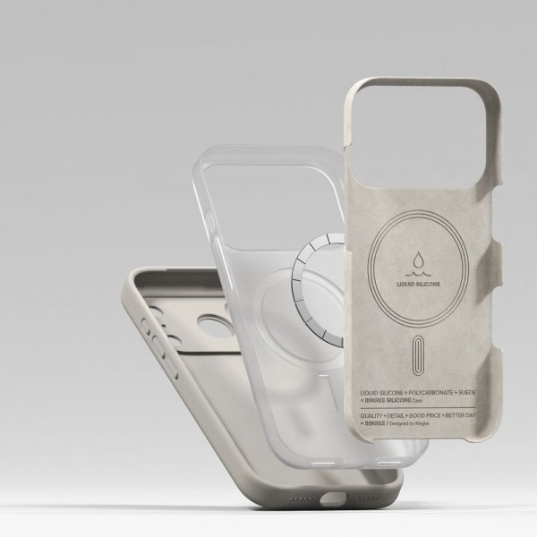 iPhone 17 Pro Max Kuori Silicone Magnetic Stone