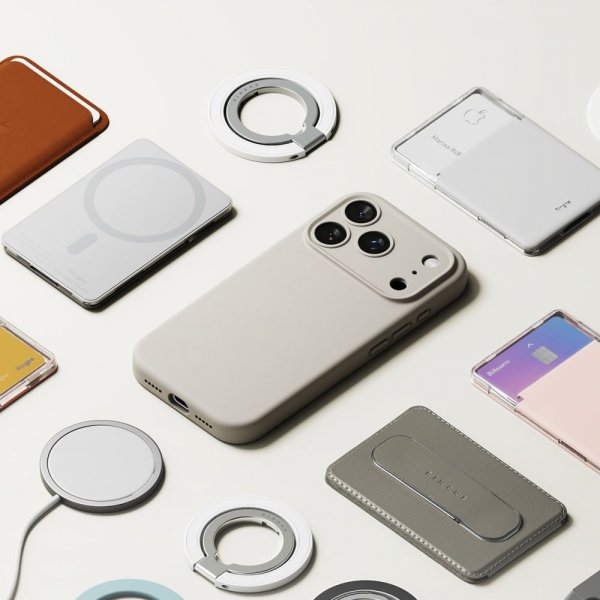 iPhone 17 Pro Max Kuori Silicone Magnetic Stone