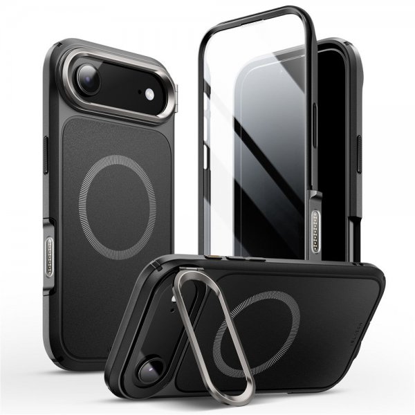 iPhone Air Kuori Ares Flip MagSafe Musta