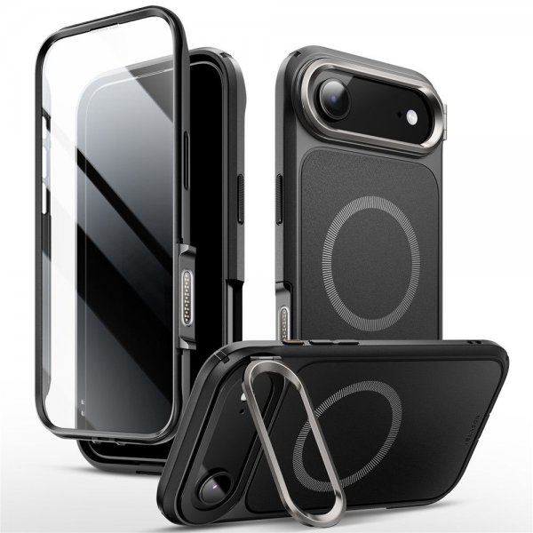 iPhone Air Kuori Ares Flip MagSafe Musta