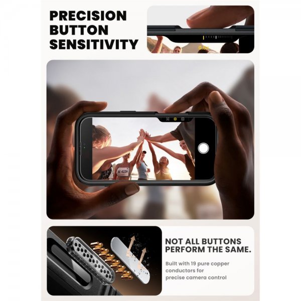 iPhone Air Kuori Ares Flip MagSafe Musta