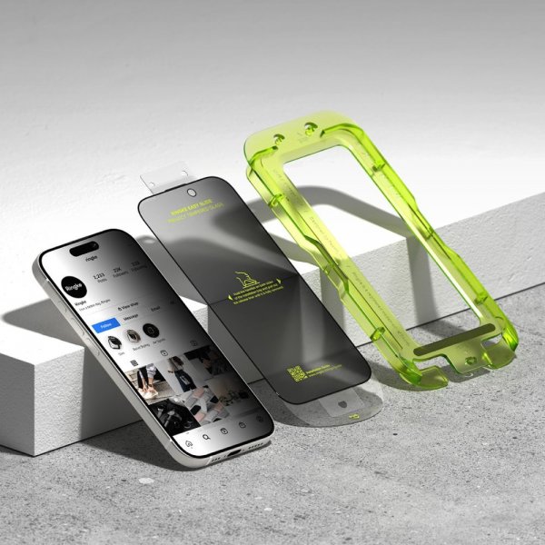 iPhone 17 Näytönsuoja Easy Slide Privacy 2-pakkaus