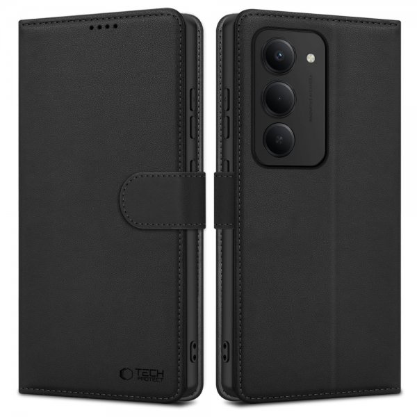 Xiaomi Redmi 15 Kotelo Wallet Musta