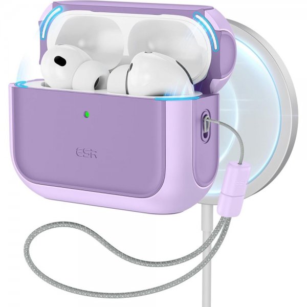 AirPods Pro Kuori Orbit Hybrid HaloLock Violetti