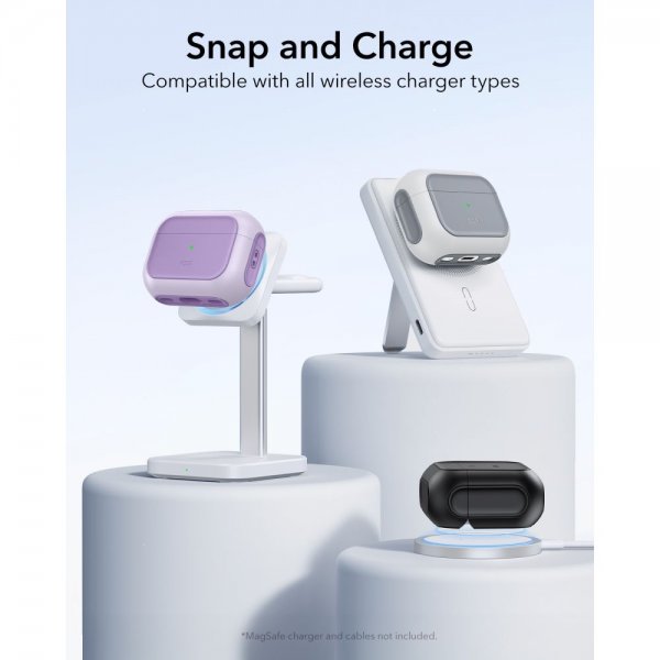 AirPods Pro Kuori Orbit Hybrid HaloLock Violetti