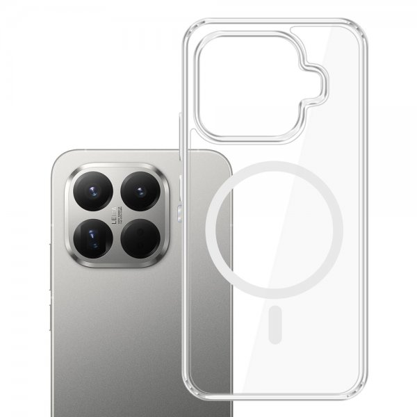 Xiaomi 15T Pro Kuori Armor MagCase Läpinäkyvä