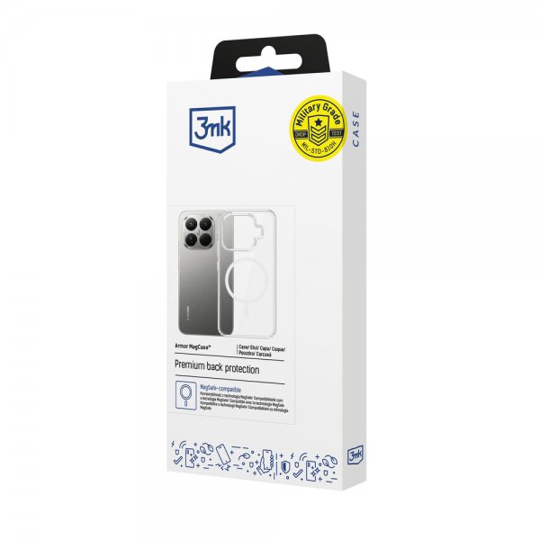 Xiaomi 15T Pro Kuori Armor MagCase Läpinäkyvä