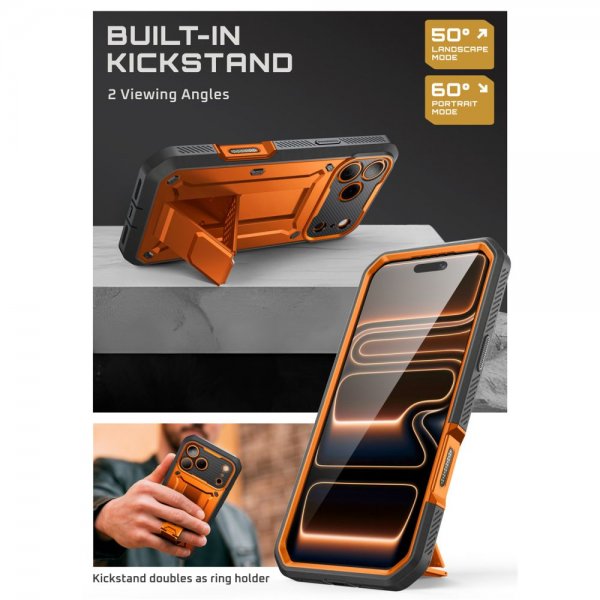 iPhone 17 Pro Max Kuori UB Pro Oranssi