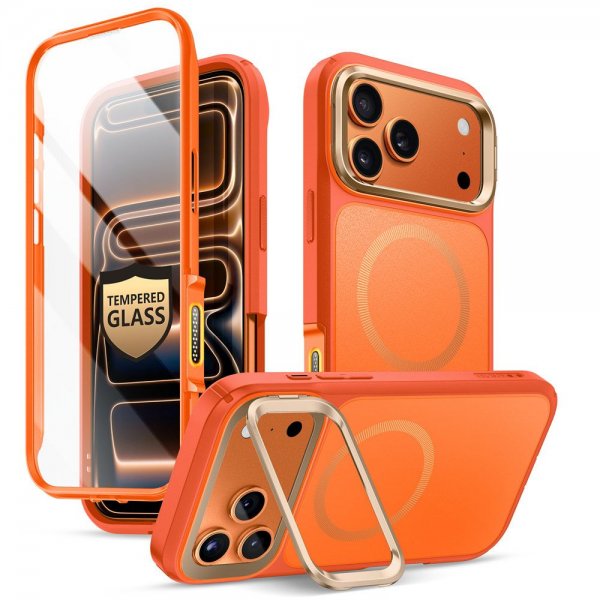 iPhone 17 Pro Max Kuori Ares Flip MagSafe Oranssi
