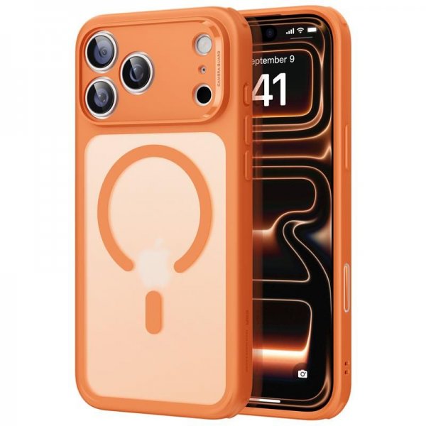 iPhone 17 Pro Max Kuori Classic Hybrid MagSafe Oranssi