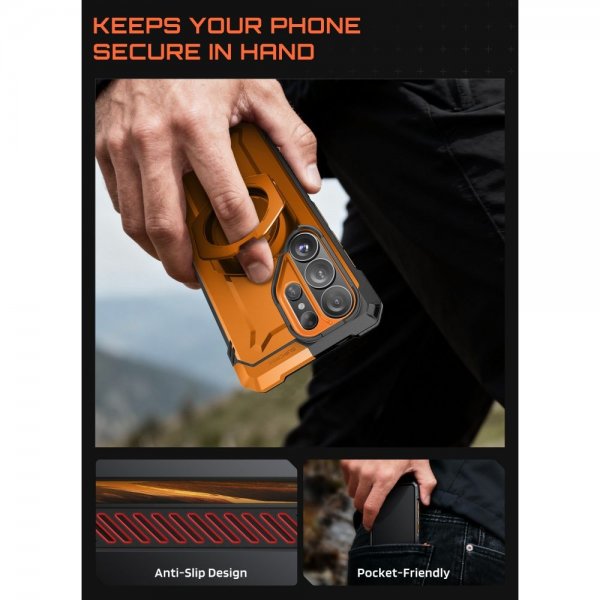 Samsung Galaxy S26 Ultra Kuori UB Grip MagSafe Oranssi