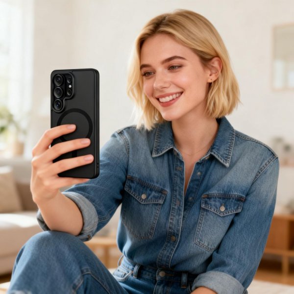 Samsung Galaxy S26 Ultra Kuori MagMat MagSafe Musta