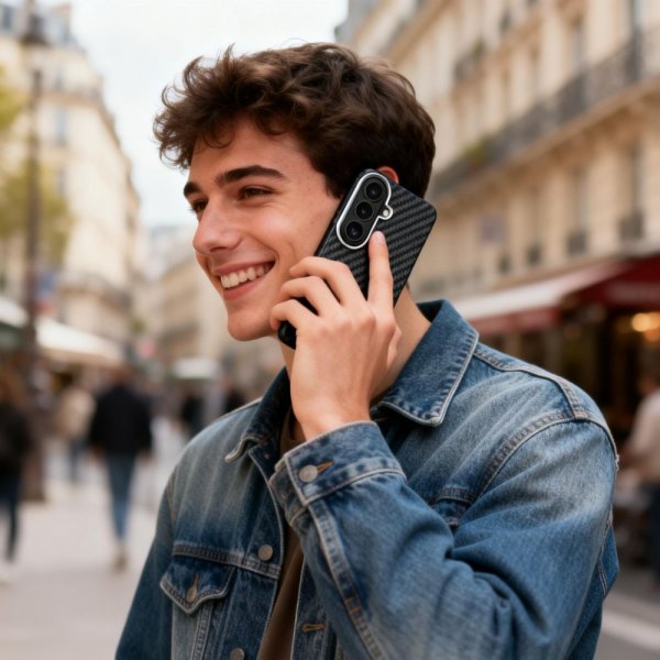 Samsung Galaxy S26 Kuori Ion Carbon MagSafe Musta