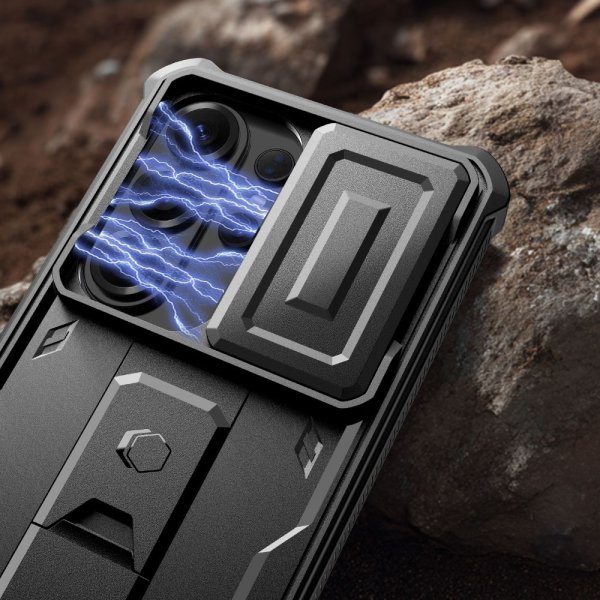 Samsung Galaxy S26 Ultra Kuori Kevlar Cam+ Musta