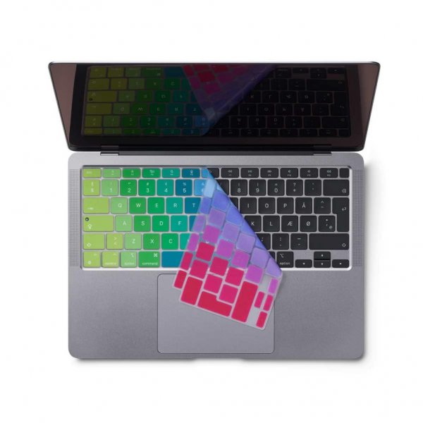 MacBook Air 13 (A1932. A2179) Näppäimistön Suojaus Sateenkaari