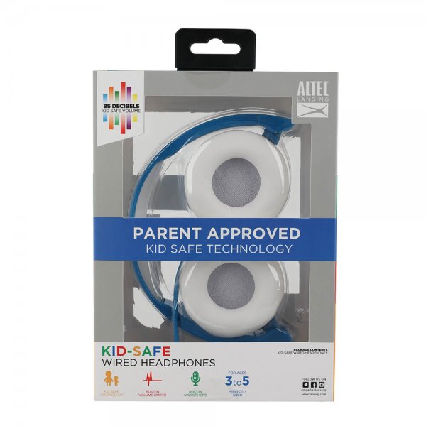 Kuulokkeet Langalliset On-Ear Sininen