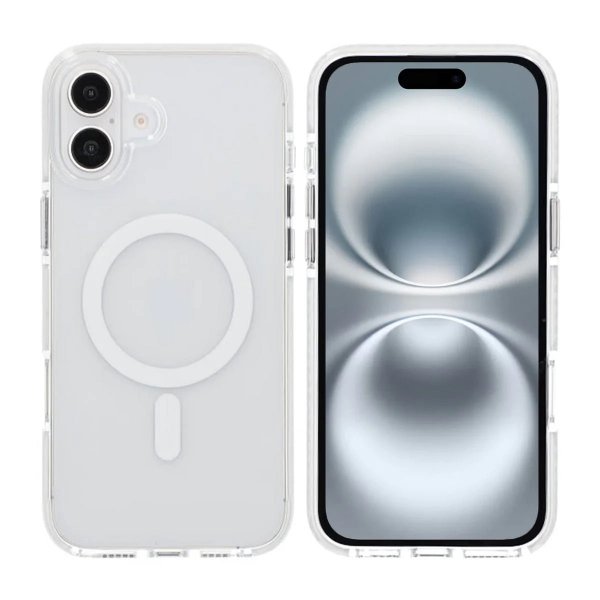 iPhone 17 Kuori Iskunkestävä MagSafe Valkoinen