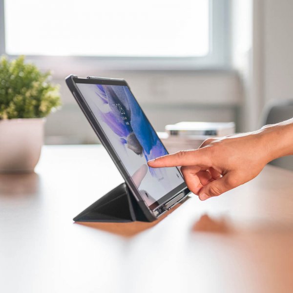 Samsung Galaxy Tab S7 FE/Galaxy Tab S7 Plus Kotelo Fold Musta