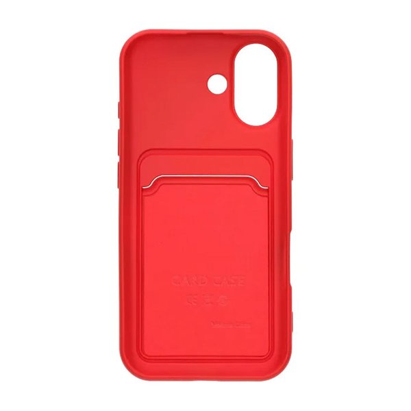 iPhone 17 Kuori Korttipidike Punainen