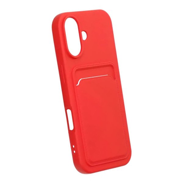 iPhone 17 Kuori Korttipidike Punainen