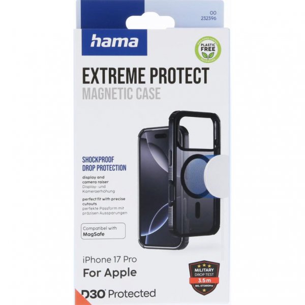 iPhone 17 Pro Kuori Extreme Protect MagSafe Musta