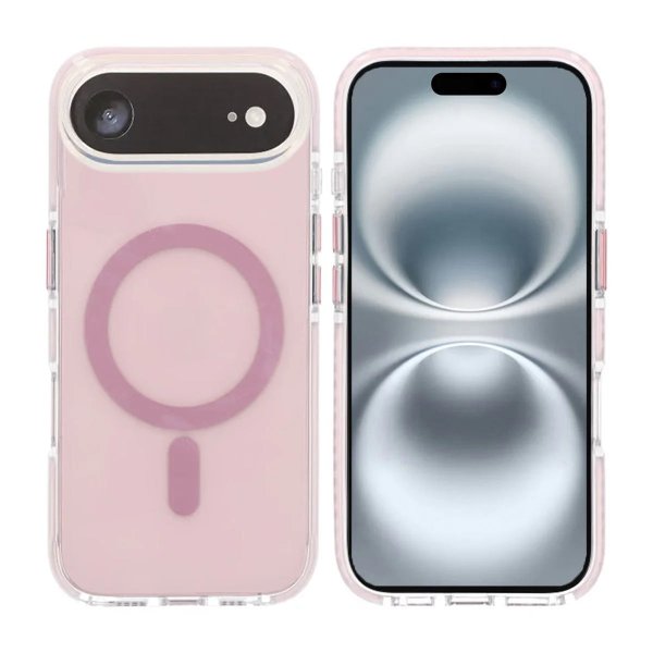 iPhone Air Kuori Iskunkestävä MagSafe Vaaleanpunainen