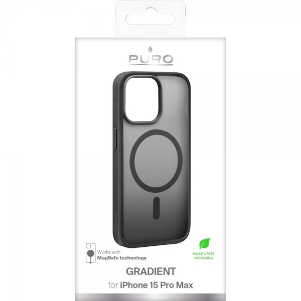 iPhone 15 Pro Max Kuori Gradient MagSafe Musta