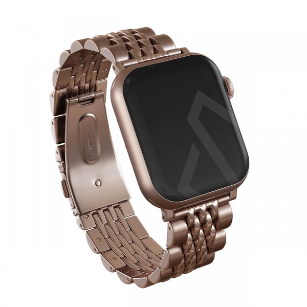 Apple Watch 44/45/46mm/Ultra 49mm Ranneke Metal Ruusukulta