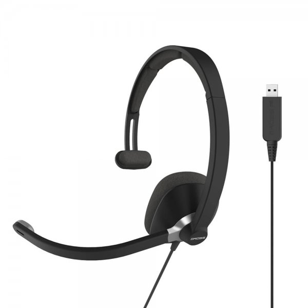 Headset CS295 Mono On-Ear Mic USB Musta