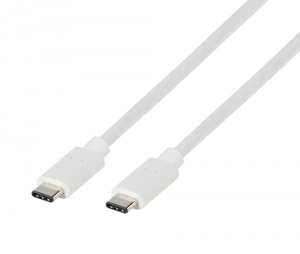 Kaapeli Charging Cable USB-C/USB-C 2.0 0.5m Valkoinen