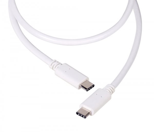Kaapeli Charging Cable USB-C/USB-C 2.0 0.5m Valkoinen