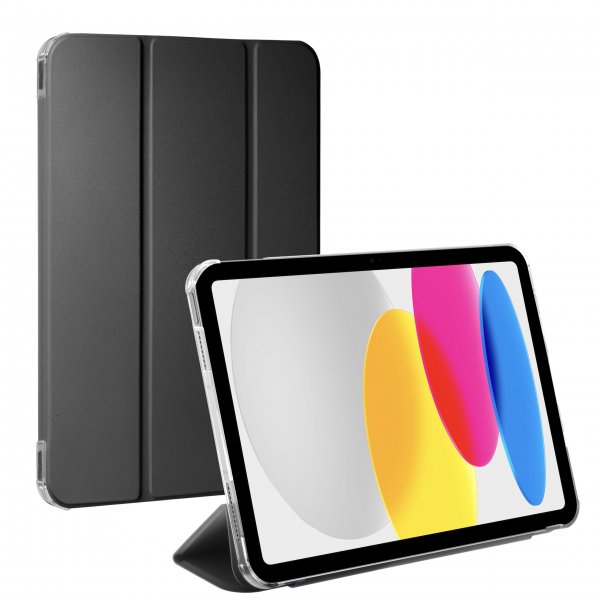 iPad 10.9 (gen 10)/iPad 11 (A16) Kotelo Smart Folio Musta