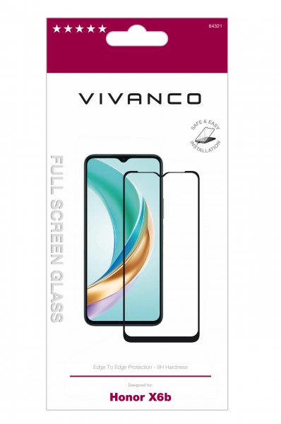 Honor X6b Näytönsuoja Full Screen
