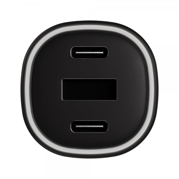 Autolaturi Super Fast PD 60W USB-A/USB-C Musta