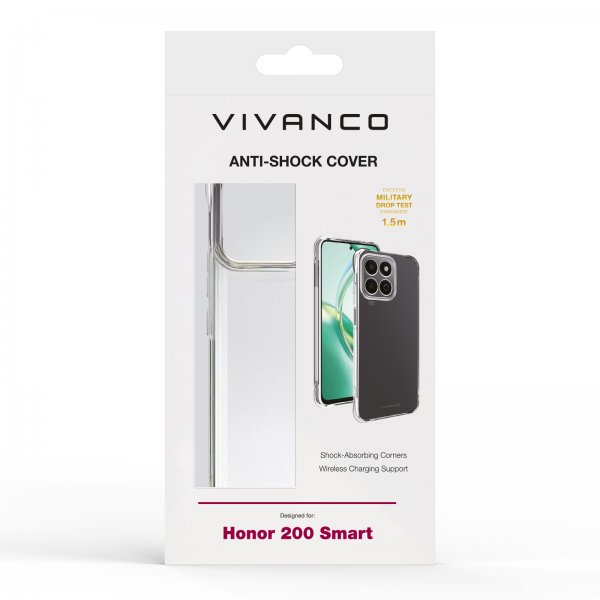 Honor 200 Smart Kuori Anti-Shock Läpinäkyvä