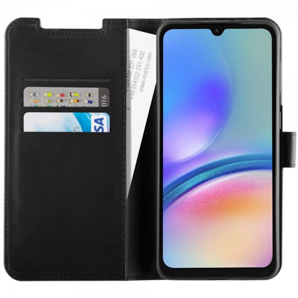 Samsung Galaxy S24 FE Kotelo Classic Wallet Musta