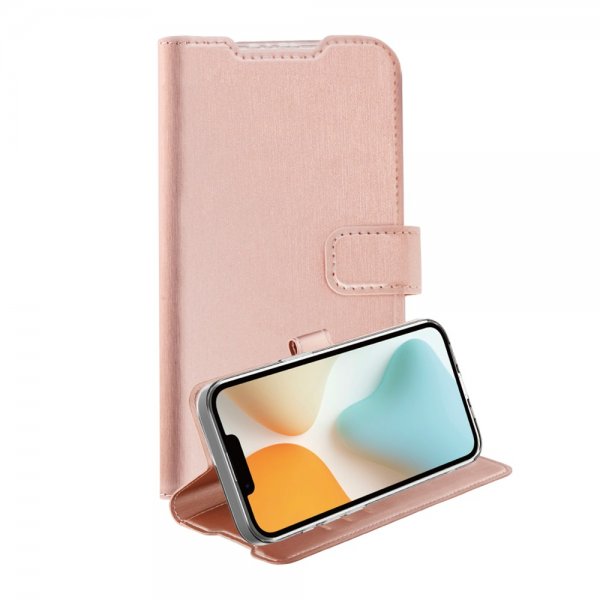 iPhone 16e/17e Kotelo Classic Wallet Ruusukulta