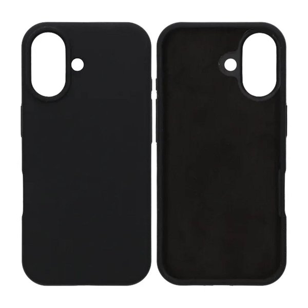 iPhone 17 Kuori Liquid Silicone Musta