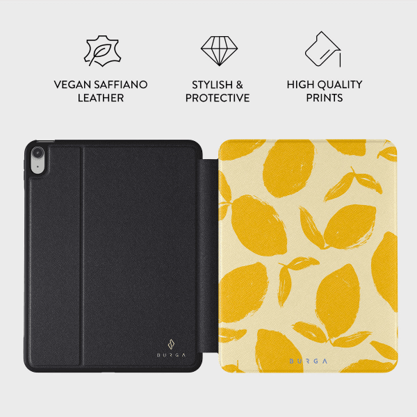 iPad 10.9 (gen 10)/iPad 11 (A16) Kotelo Folio Lemon Tart