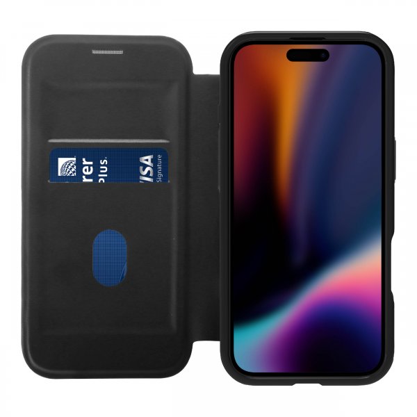 iPhone Air Kotelo Mag Wallet Musta