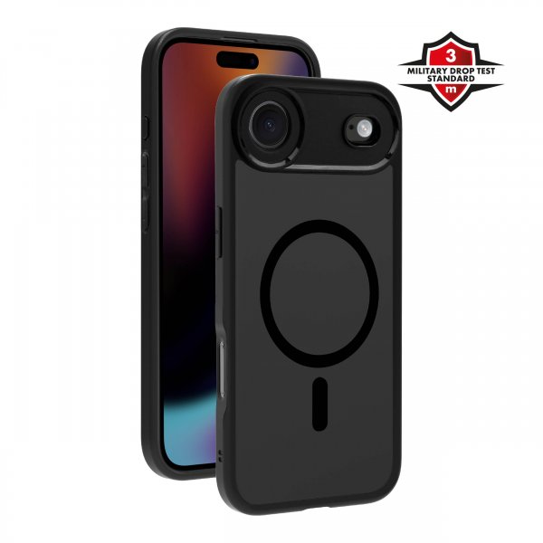 iPhone Air Kuori Mag Frosted Musta