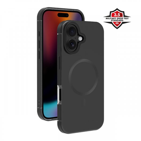 iPhone 17 Kuori Mag Metal Musta